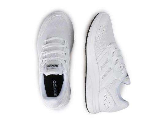 ADIDAS Men`s Galaxy 4 Shoes Cloud White/Cloud White F36161 - Size 8