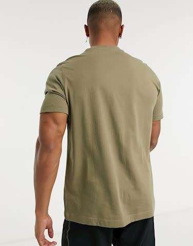 ADIDAS Men`s Universal Emblem Graphic Tee Cargo EW2871 - Size Large