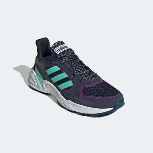 ADIDAS Women`s 90S Valasion Shoes Legend Ink/Bahia Mint/Tech Mineral EG8419 - Size 6