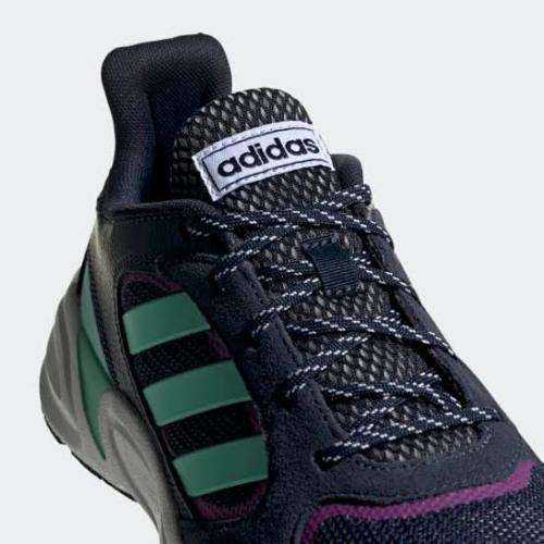 ADIDAS Women`s 90S Valasion Shoes Legend Ink/Bahia Mint/Tech Mineral EG8419 - Size 6