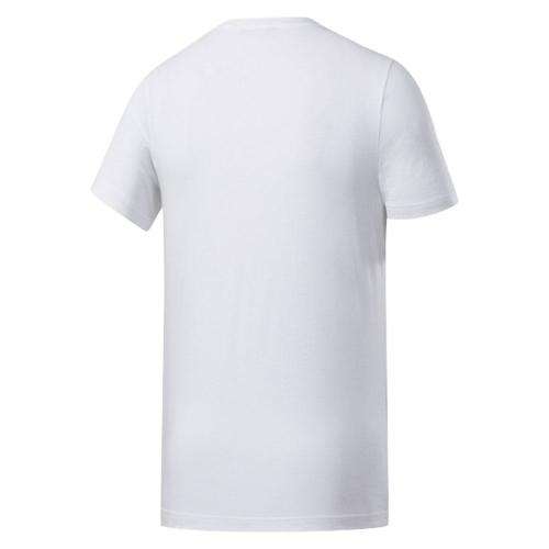 REEBOK Men`s Meet You There Short Sleeve Tee White EV5740 - Size Large