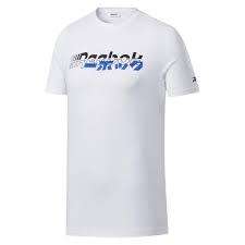 REEBOK Men`s Meet You There Short Sleeve Tee White EV5740 - Size Large