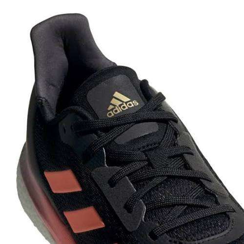 ADIDAS Men`s Astrarun Shoes Core Black/Signal Coral/Grey Five EH1530 - Size 10