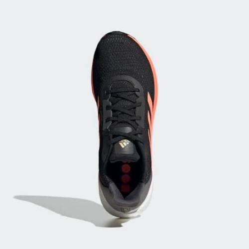 ADIDAS Men`s Astrarun Shoes Core Black/Signal Coral/Grey Five EH1530 - Size 10