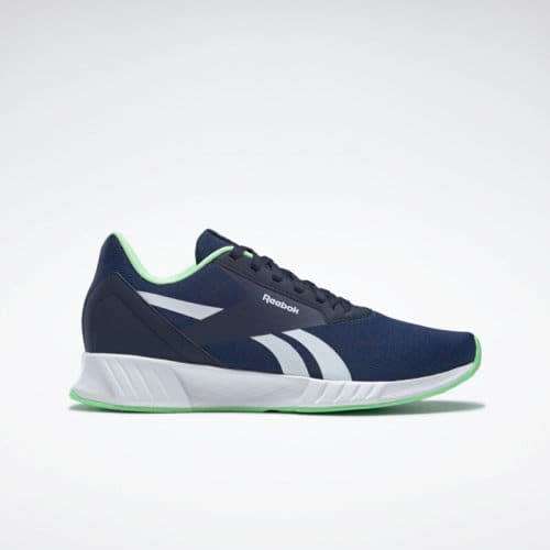 REEBOK Lite Plus 2 Tennis Shoes Vector Navy/Neon Mint/Ftqr White FX1711 - Size 9