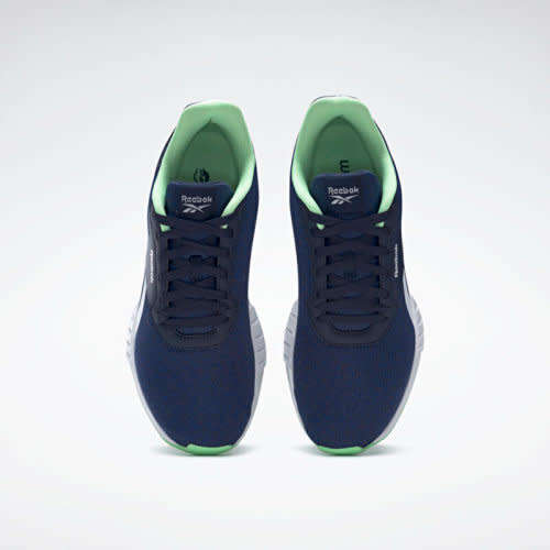 REEBOK Lite Plus 2 Tennis Shoes Vector Navy/Neon Mint/Ftqr White FX1711 - Size 9