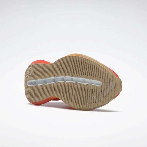 REEBOK Women`s Zig Kinetica Horizon Shoes Carotene/High Vis Orange/Utility Beige FW6270 - Size 8.5