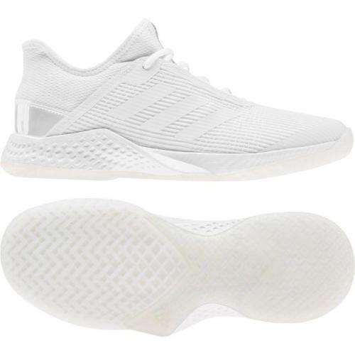 ADIDAS Women`s Adizero Club Shoes Cloud White/Cloud White/Cloud White EF2774 - Size 5.5