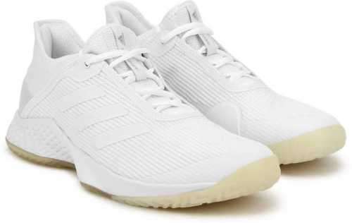 ADIDAS Women`s Adizero Club Shoes Cloud White/Cloud White/Cloud White EF2774 - Size 5.5