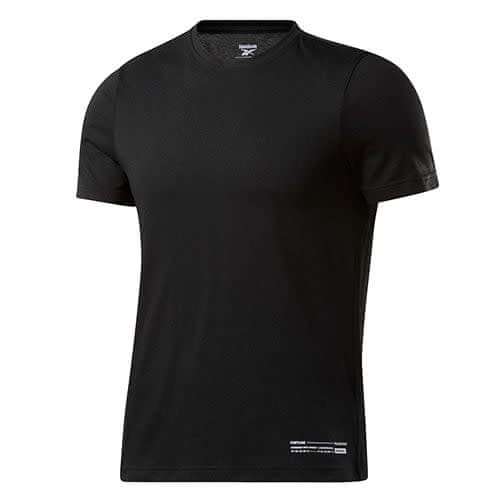 REEBOK Men`s Edgeworks Graphic Tee Black FS8563 - Size Medium