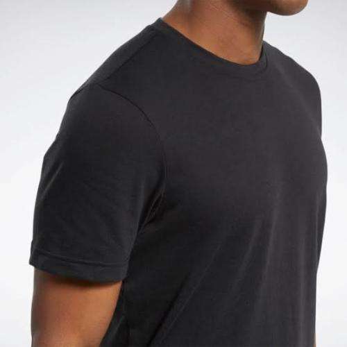 REEBOK Men`s Edgeworks Graphic Tee Black FS8563 - Size Medium