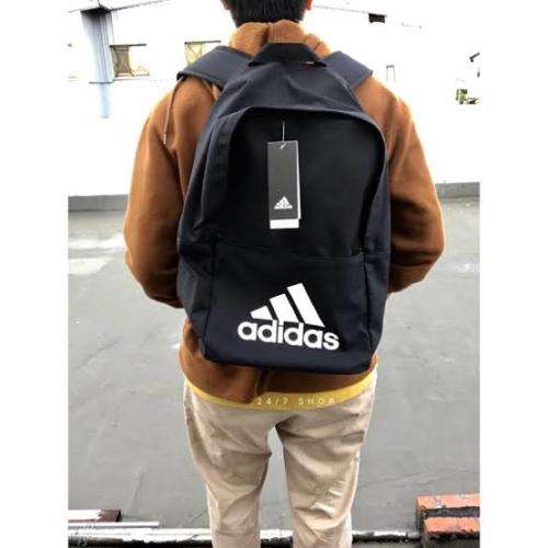 ADIDAS Classic Backpack Black/Black/White CF9008