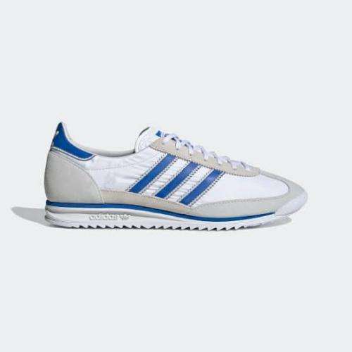ADIDAS Unisex SL 72 Shoes Cloud White/Blue/Grey One FV9782 - Size 6