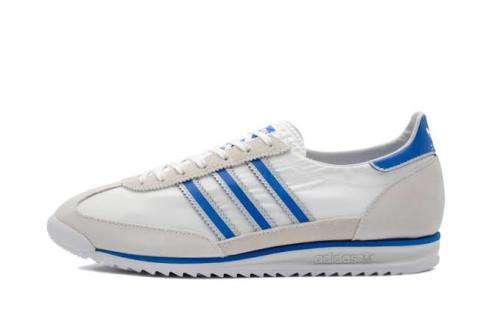ADIDAS Unisex SL 72 Shoes Cloud White/Blue/Grey One FV9782 - Size 6