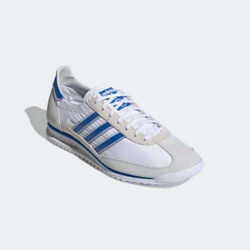 ADIDAS Unisex SL 72 Shoes Cloud White/Blue/Grey One FV9782 - Size 6