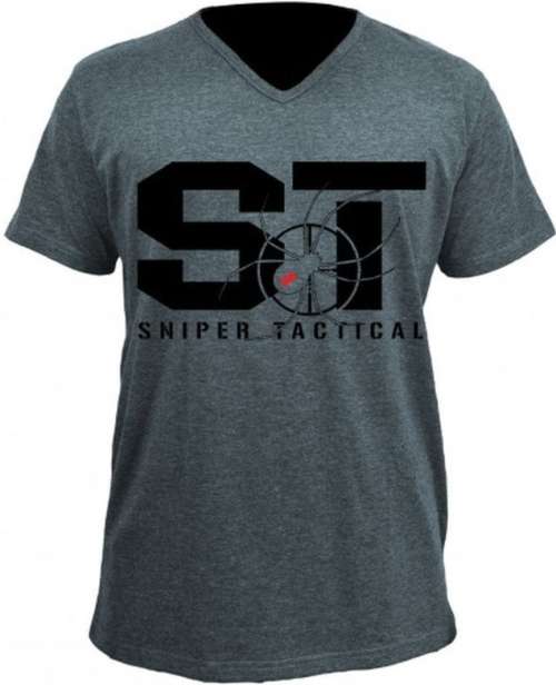 SNIPER AFRICA Tactical ST Regular Melange T-Shirt Denim - Size L