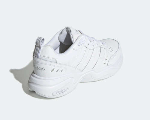 ADIDAS Men`s Strutter Shoes Cloud White/Cloud White/Matte Silver EG6214 - Size 8