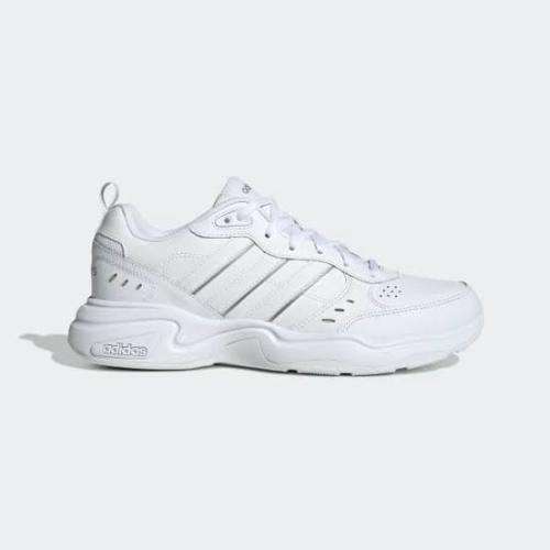 ADIDAS Men`s Strutter Shoes Cloud White/Cloud White/Matte Silver EG6214 - Size 8