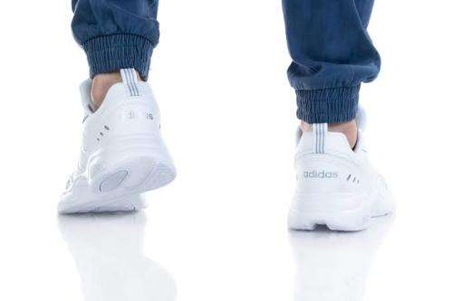 ADIDAS Men`s Strutter Shoes Cloud White/Cloud White/Matte Silver EG6214 - Size 8