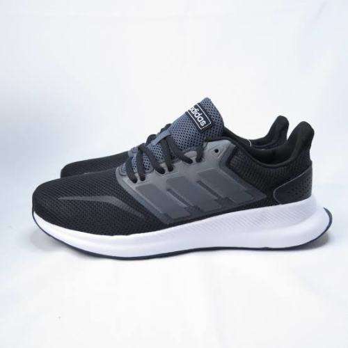 ADIDAS Men`s Runfalcon Shoes Core Black/Grey Six/Cloud White EG8608 - Size 11.5