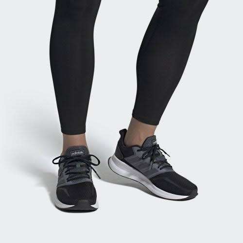 ADIDAS Men`s Runfalcon Shoes Core Black/Grey Six/Cloud White EG8608 - Size 11.5