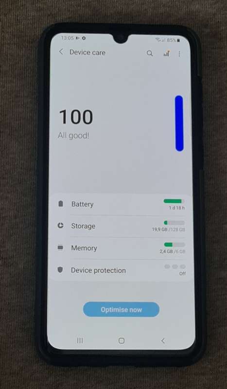 Samsung Galaxy A70 128GB Single SIM - White (Mint Condition)