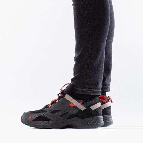 REEBOK Men`s Aztrek 96 Adventure Shoes Graphite/Grey/Black EG8917 - Size 11