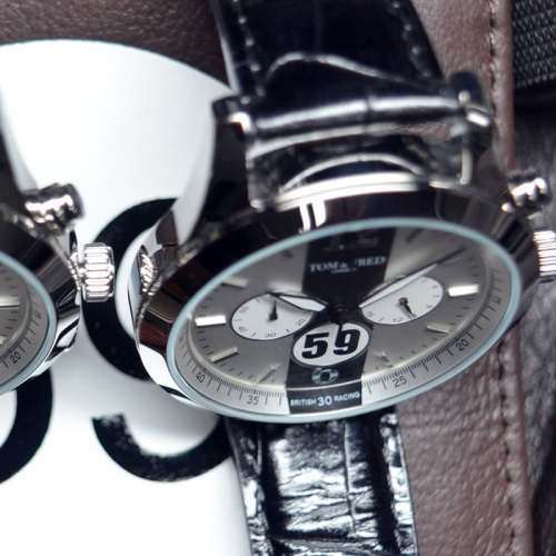 Brand New TOM and FRED Brabham British Racing 59 Kobicha Midnight Black Watch