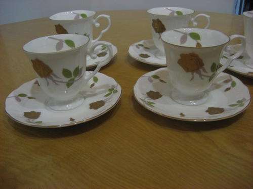 Miyake Company Bone China Teacups