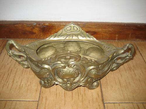 Solid brass planter