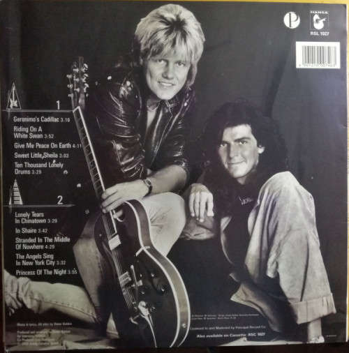 Modern Talking  In The Middle Of Nowhere - The 4th Album -  Principal Records  RSL 1027 (VG)(NM
