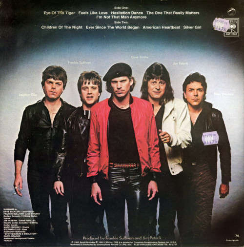 Survivor  Eye Of The Tiger - Survivor  Eye Of The Tiger - (VG)(NM)