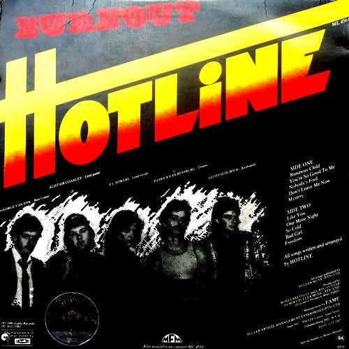 Hotline  Burnout -  MFM - ML 4561 (VG)(VG)