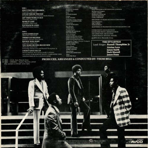 The Stylistics  Rockin` Roll Baby -  Avco  AV-11010 - (NM) (VG) LP