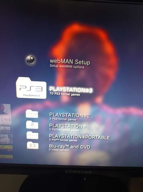 PS3 Slim jailbreaked(1TB)+69 games+3 controllers with cables