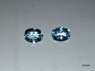 Natural Swiss Blue Topaz (2 pieces), 4.65 ct