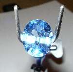 AAA Swiss Blue Oval Topaz, 13.40 ct