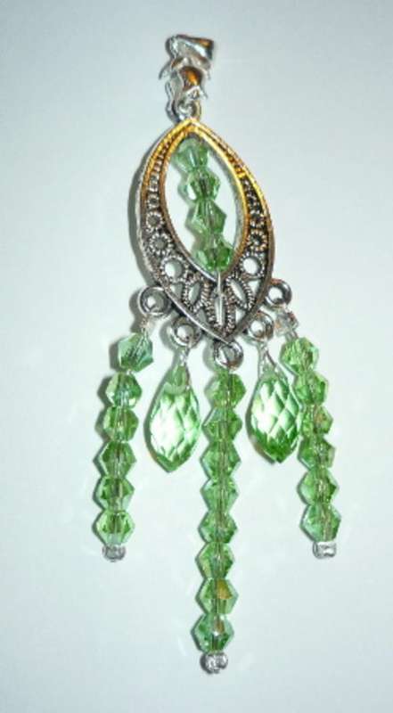 Swarovski Crystal & Tibetan Silver Pendant