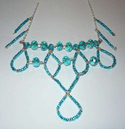 Swarovski Crystal & Seed Bead Necklace