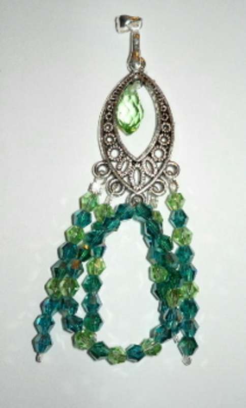 Swarovski Crystal & Tibetan Silver Pendant
