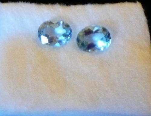 2 Oval Top Swiss Blue Topaz, 4.9 Ct.