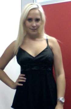 Black silk top