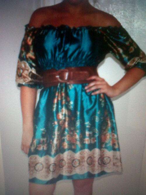 Pretty satin dress from Sandton