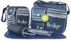 New 4 piece baby bag sets in blue