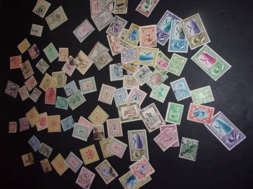 IRAN  BULK  100 stamps 1876-1935