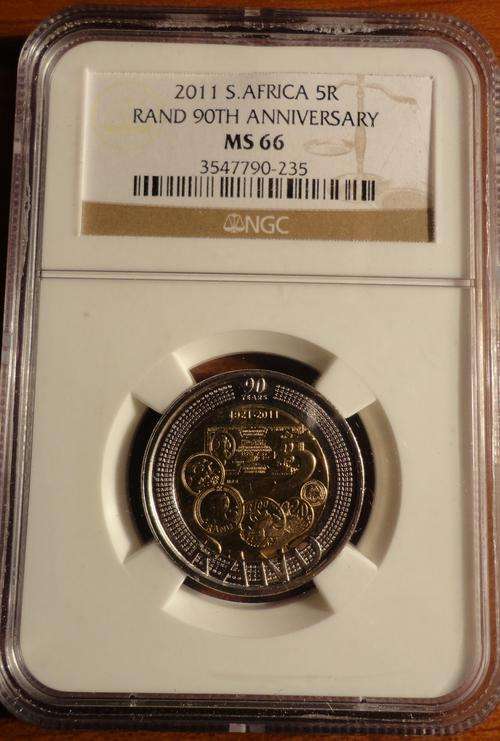 2011 SARB 90th ANNIVERSARY - NGC GRADED MS66