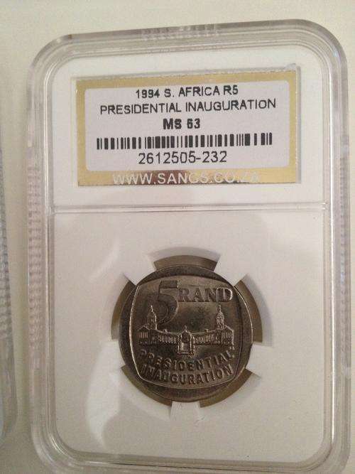 1994 MS63 PRESIDENTIAL INAUGURATION R5 COIN