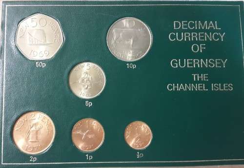 DECIMAL CURRENCY OF GUERNSEY THE CHANNEL ISLES @ LOW START R1 AUCTION