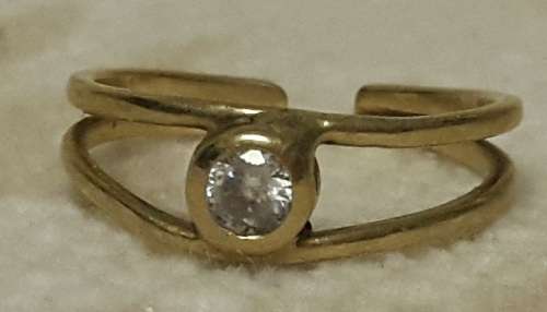 9CT GOLD LADIES TOE RING STUNNING