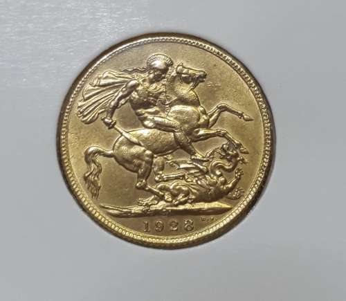 1928 22CT GOLD SOVEREIGN BEAUTIFUL CONDITION !!!